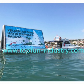 High impact floating billboard