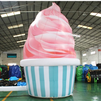  Custom Big icecream,inflatable icecream for promotions	