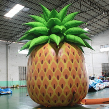  Cute pineapple inflatable, available glowing	