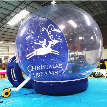  Amazing Christmas theme Inflatable Snow Globe For Photo Shoot	