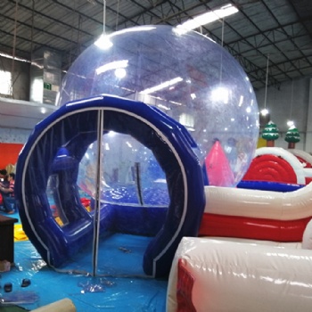  Amazing Christmas theme Inflatable Snow Globe For Photo Shoot	