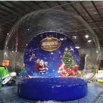  Amazing Christmas theme Inflatable Snow Globe For Photo Shoot	