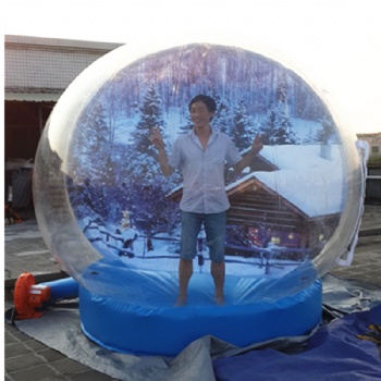  Amazing Christmas theme Inflatable Snow Globe For Photo Shoot	