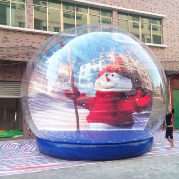  Custom Backdrops Inflatable Snowball For Christmas Party	