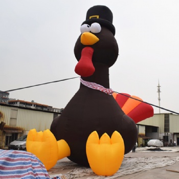  Inflatable Twin Turkey For Thanksgiving Party	