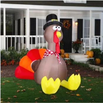  Inflatable Twin Turkey For Thanksgiving Party	