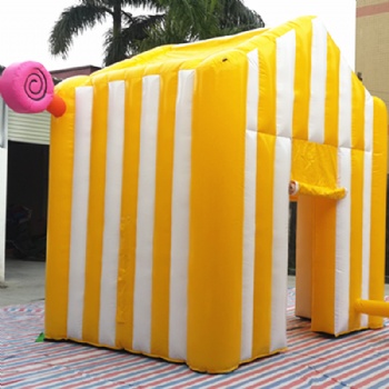  Portable inflatable candy store with custom logo	