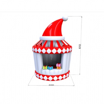 custom design inflatable concession stand for 5K Christma Theme Party