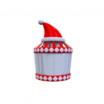  custom design inflatable concession stand for 5K Christma Theme Party	