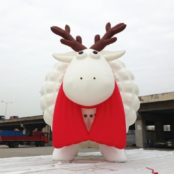  Inflatble animal cartoon sheep for industrial promotions	