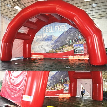  Changeable Backdrop Arched Sport Stage Tent For Party	