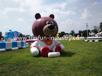 Industrial Kids Inflatable Summer Carnival Aerospace Theme Park Amusement Park