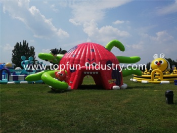  Industrial Kids Inflatable Summer Carnival Aerospace Theme Park Amusement Park	