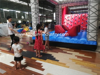  100FT 4 sections Inflatable Ninja Course For GYM	