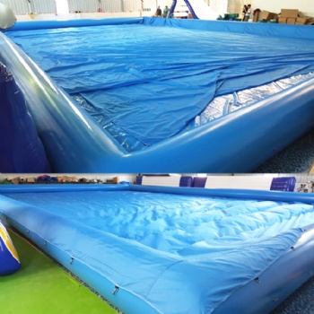  Kids inflatable water pool with roof cover tent	