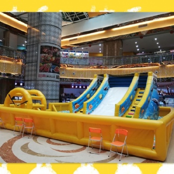  Large Inflatable indoor slide water park for children	