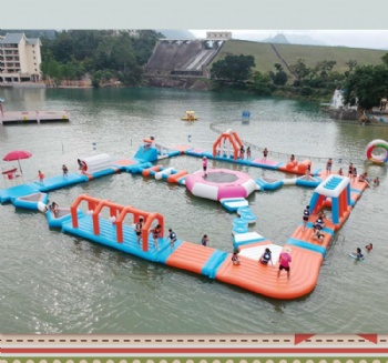  FUN inflatable amusement water park inflatable floating water park inflatable aqua park	