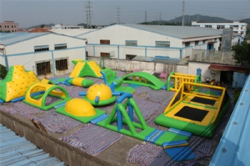  FUN inflatable amusement water park inflatable floating water park inflatable aqua park	