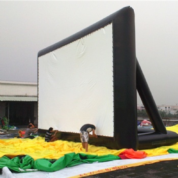  Huge extra-table inflatable movie screen for promotions	