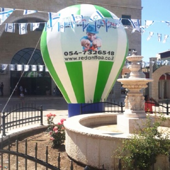  5m inflatable promotional balloon with printed logo	