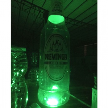  5m Glowing Inflatable beer or drink bottles for promotions	