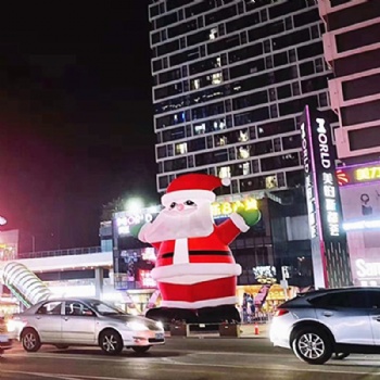 Custom 10m jumbo inflatable Santa Claus for Christmas event promotion